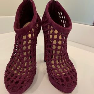 Christian Louboutin cage booties 37